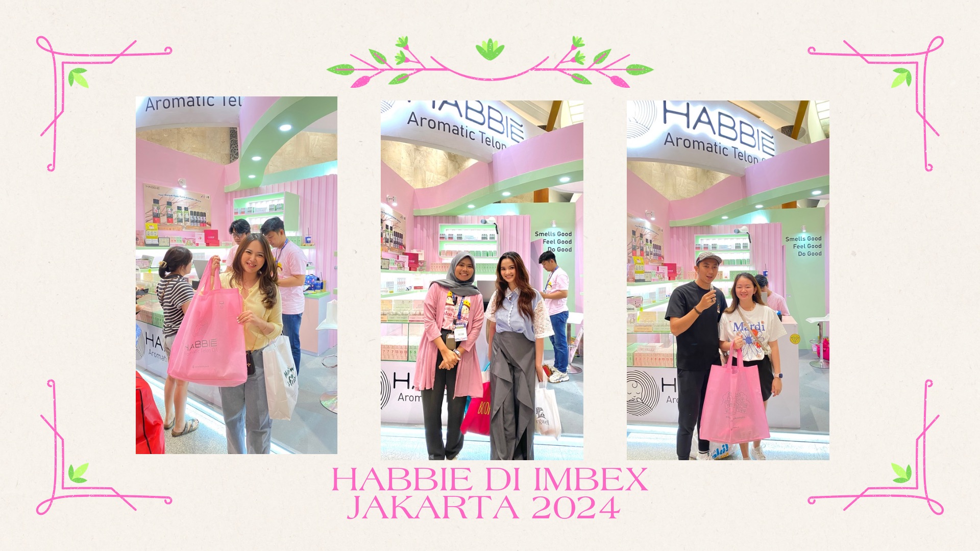 Keseruan Habbie di IMBEX 2024, Hadirkan Telon Kekinian Wangi Parfum